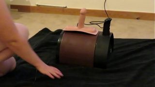 hot pregnant teen rides the sybian till she cums ride on sex machine