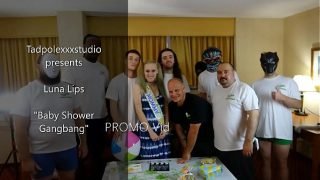 Luna Lips BABY SHOWER GANGBANG Promo