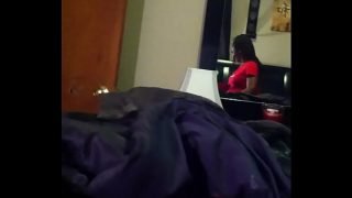 Pregnant ghetto black girl sucking and fucking