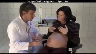 Sweet pregnant girl fucked during examination